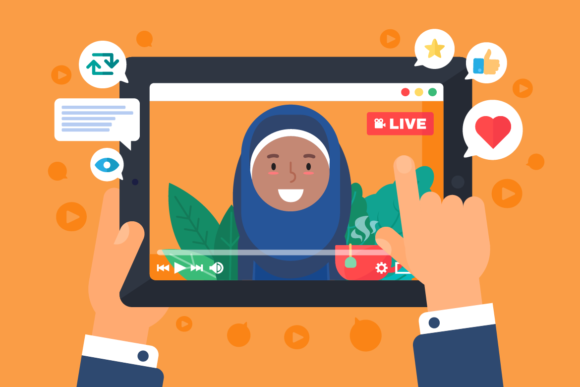 Download Arabian Female Web Streamer Concept - Streamer Collection