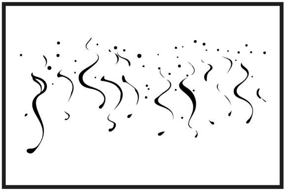Download Silhouette of Swirling Birthday Streamer - Premium Bundle