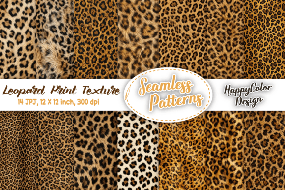 Download Leopard Print Texture Seamless Patterns - Patterns Collection